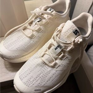 Salomon Cream Athletic Sneakers